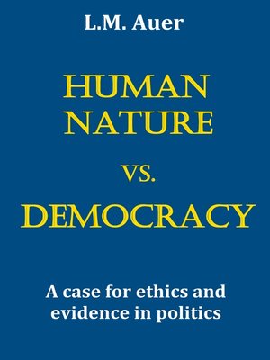 cover image of Human Nature vs. Democracy